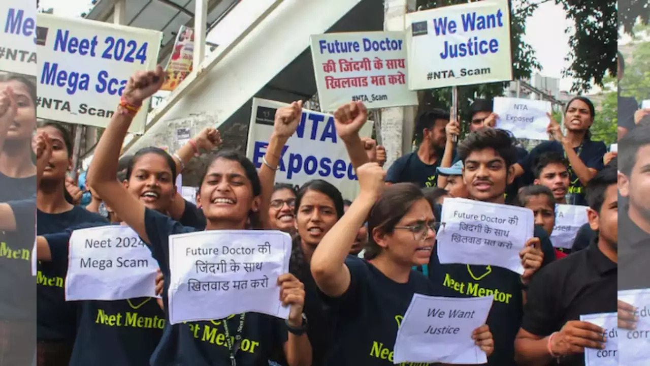 NEET protests.