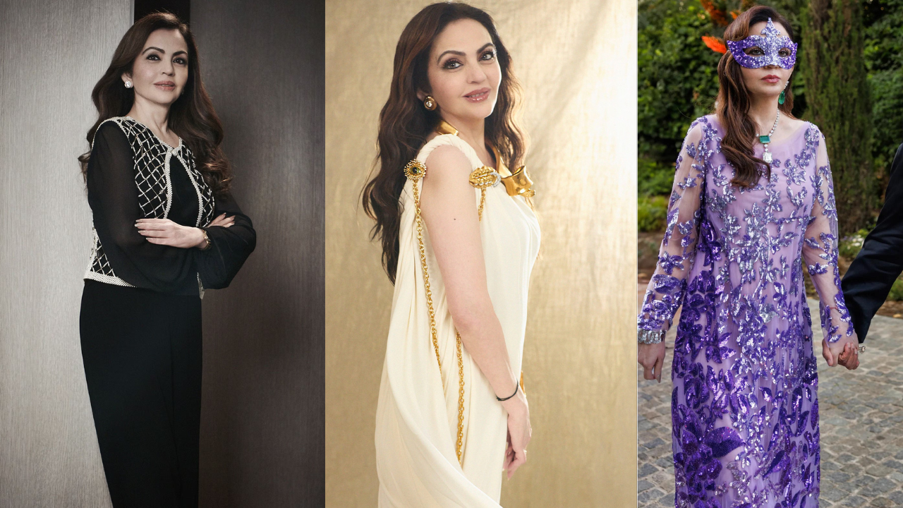 Nita Ambani's designer lookbook for pre-wedding