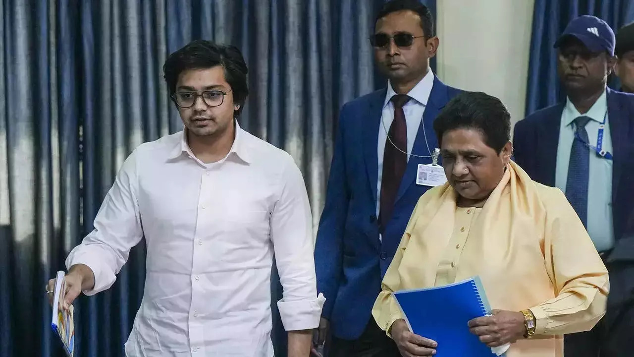 Mayawati on Sunday reinstated her nephew Akash Anand on the post of the party's national coordinator