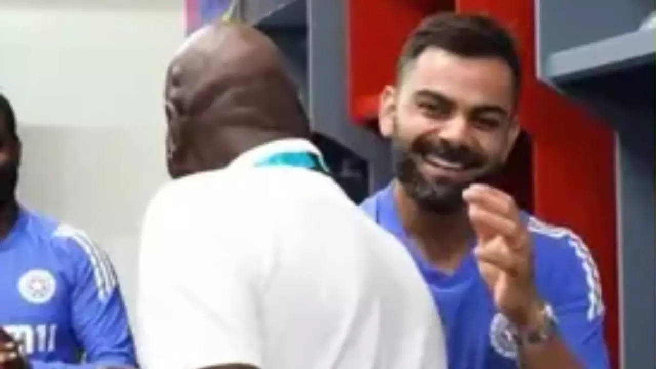 Sir Viv Richards meets Virat Kohli and Rishabh Pant