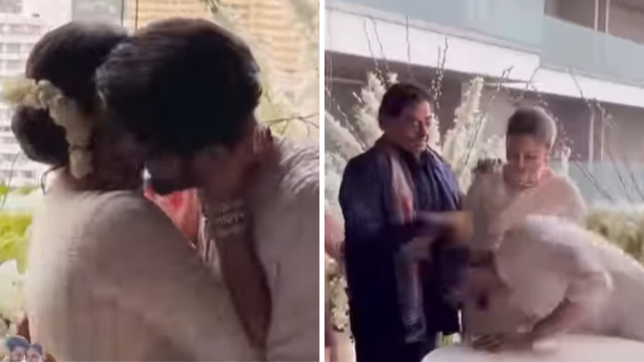 Zaheer Iqbal Kisses Sonakshi Sinha, Touches Father-In-Law Shatrughan Sinha's Feet At Wedding Ceremony