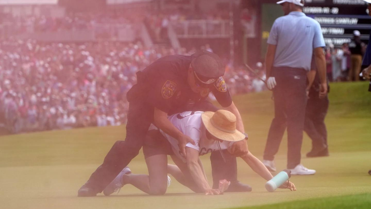 Travelers Championship Protest