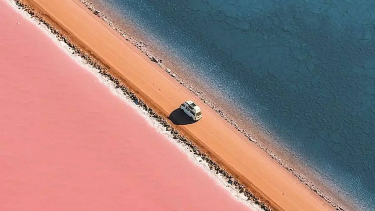 Blue Lakes Are Common But Have You Seen A Pink Lake?