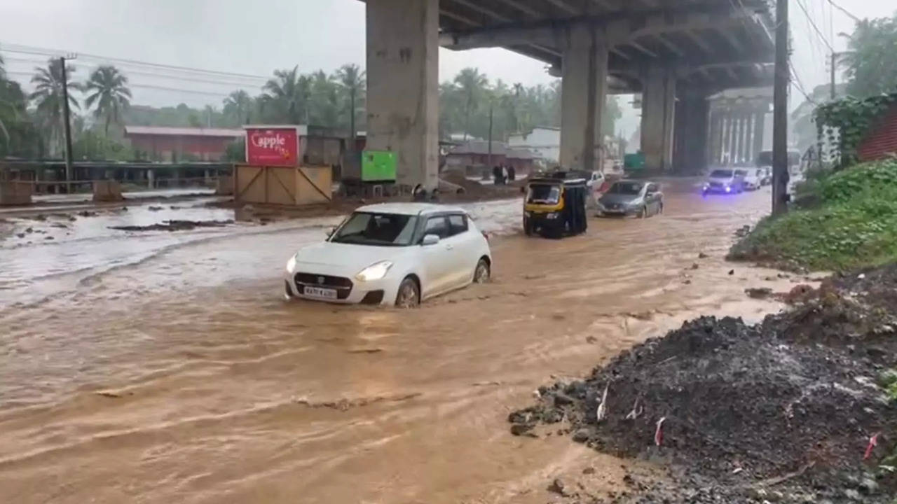 ಮಂಗಳೂರಿನಲ್ಲಿ ಸುರಿದ ಮಳೆ