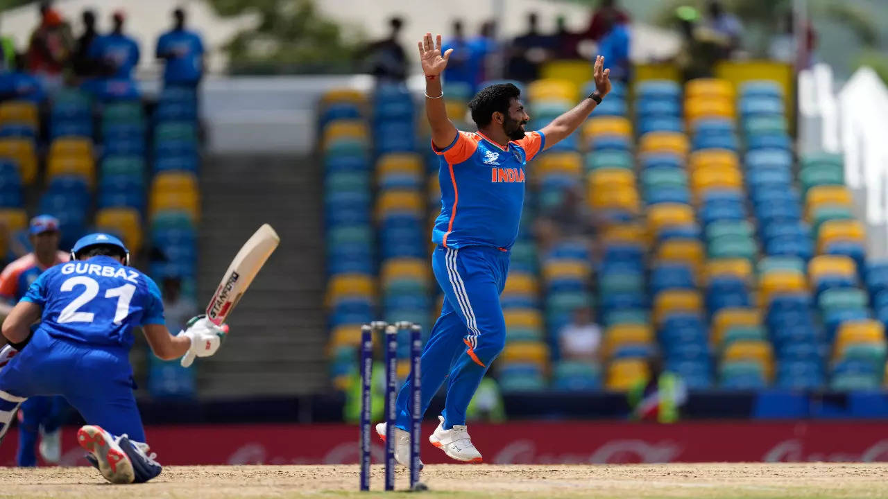 Jasprit Bumrah in action