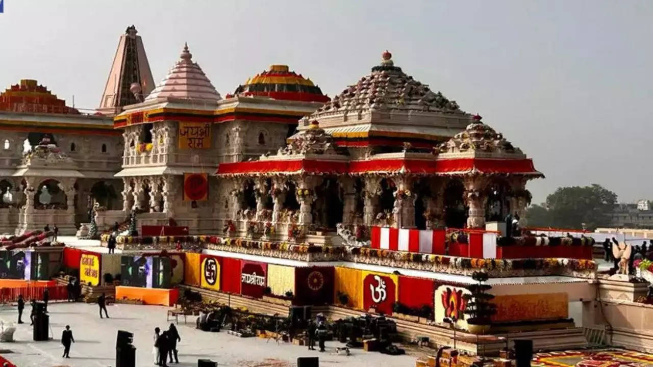 'ayodhya ram temple's roof started leaking, difficult to perform prayers': head priest alleges