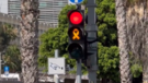 WATCH Israel Traffic Light Shows Yellow Ribbon To Remind People Of Hostages In Gaza