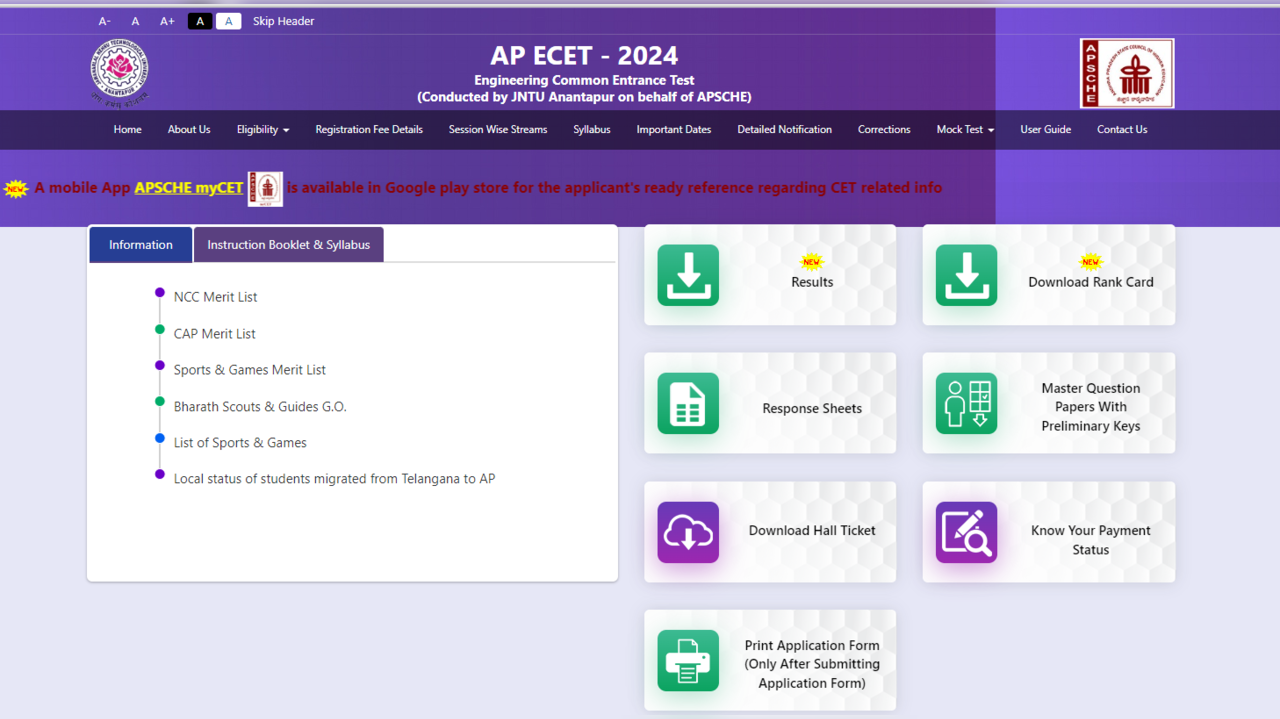 AP ECET 2024 Counselling Schedule Released At Cets.apsche.ap.gov.in ...