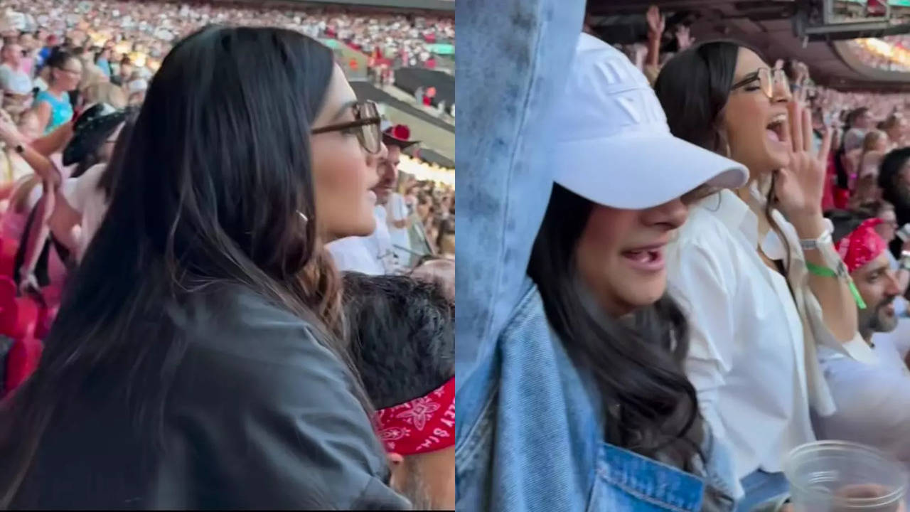 Sonam Kapoor - Rhea Kapoor enjoying at Taylor Swift's concert