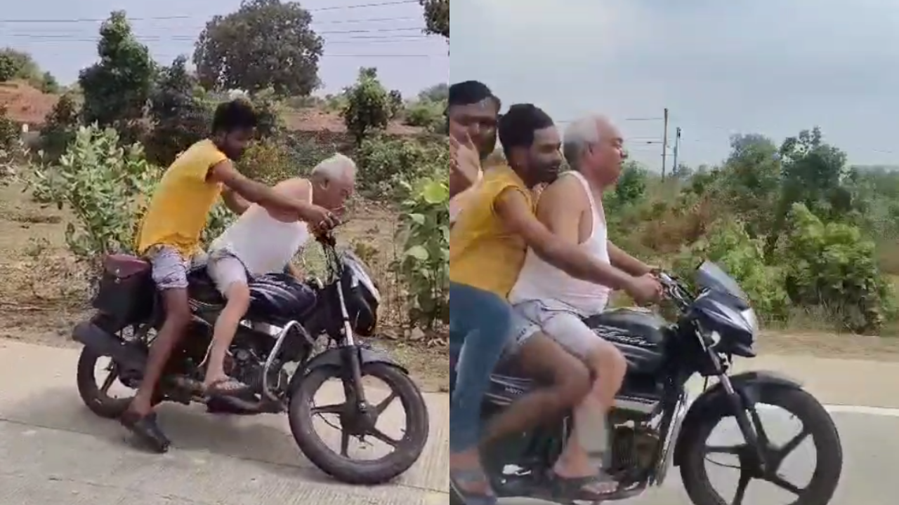 WATCH: Umaria Chief Medical Officer Caught Driving Bike, Performing Stunts While Drunk