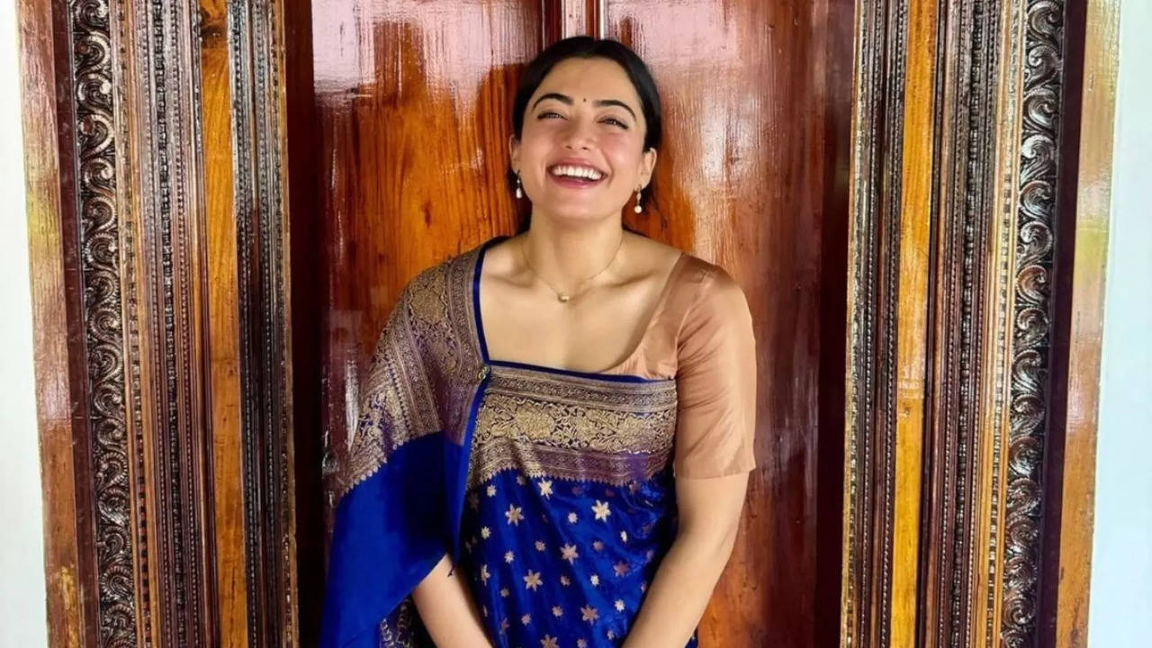 Rashmika Mandanna in a Coorgi saree