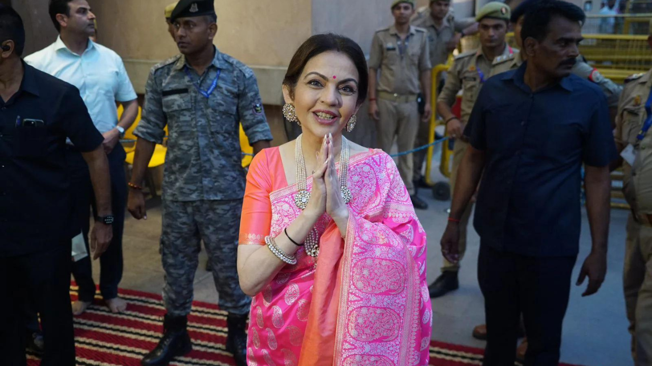 Nita Ambani in Varanasi