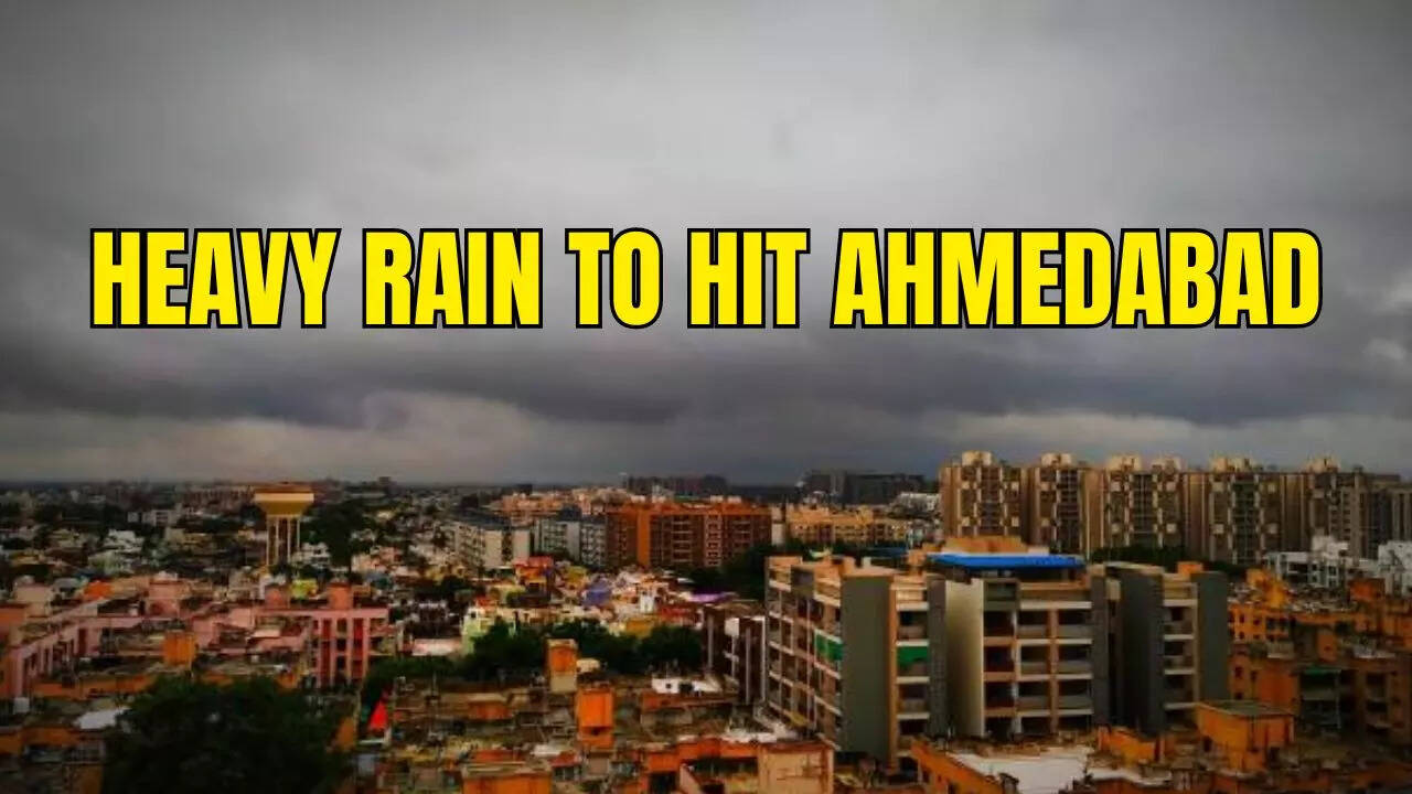 ahmedbad weather: city drenches in rainfall, heavy showers ahead as monsoon inches closer-check weather forecast