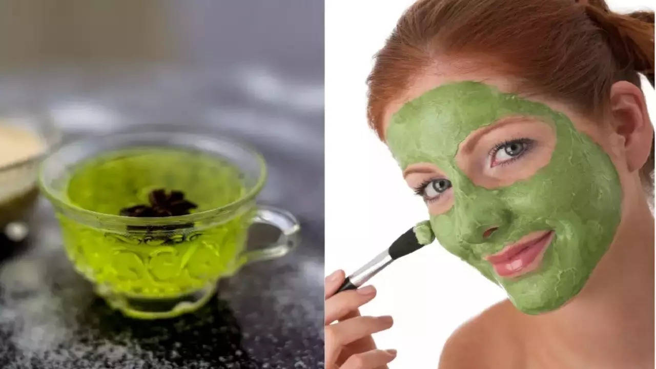 green tea face pack