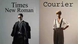 If Fonts Were Outfits Model Personifies Different Typefaces in Viral Video