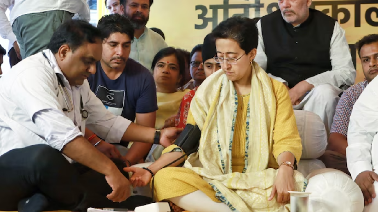 Atishi  hunger strike