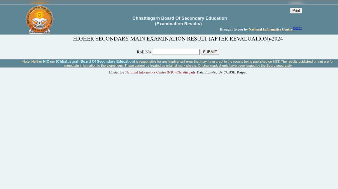 Chhattisgarh CGBSE 12th Revaluation Result 2024 Declared at cgbse.nic.in, Check Direct Link Here