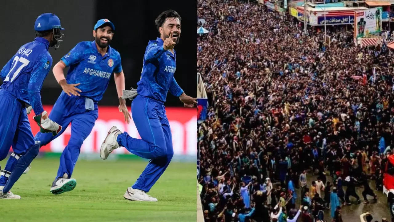 EPIC SCENES!  Thousands Of Fans Celebrate On Streets After Afghanistan Reach T20 World Cup Semi-Final | WATCH