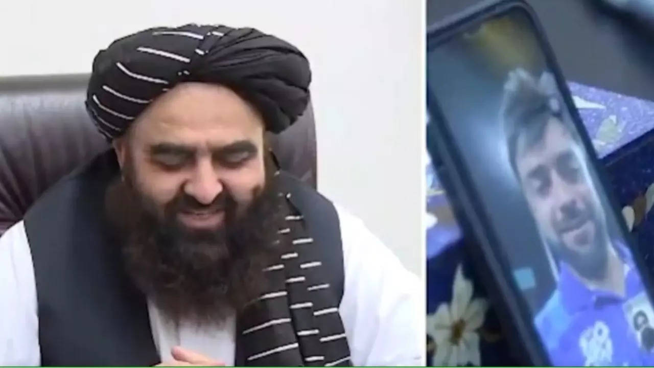 Taliban Foreign Minister Congratulates Rashid Khan After Afghanistan Reach T20 World Cup 2024 Semis : WATCH