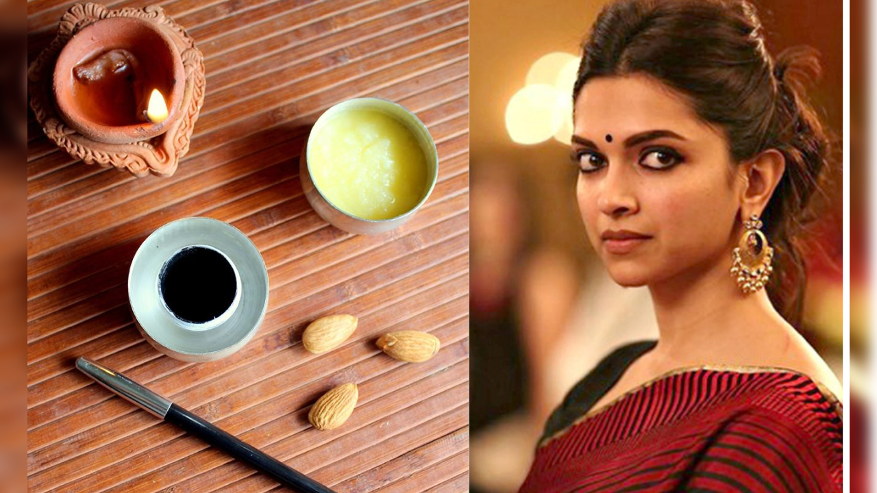 easy tricks to make homemade kajal and their eyes benefits