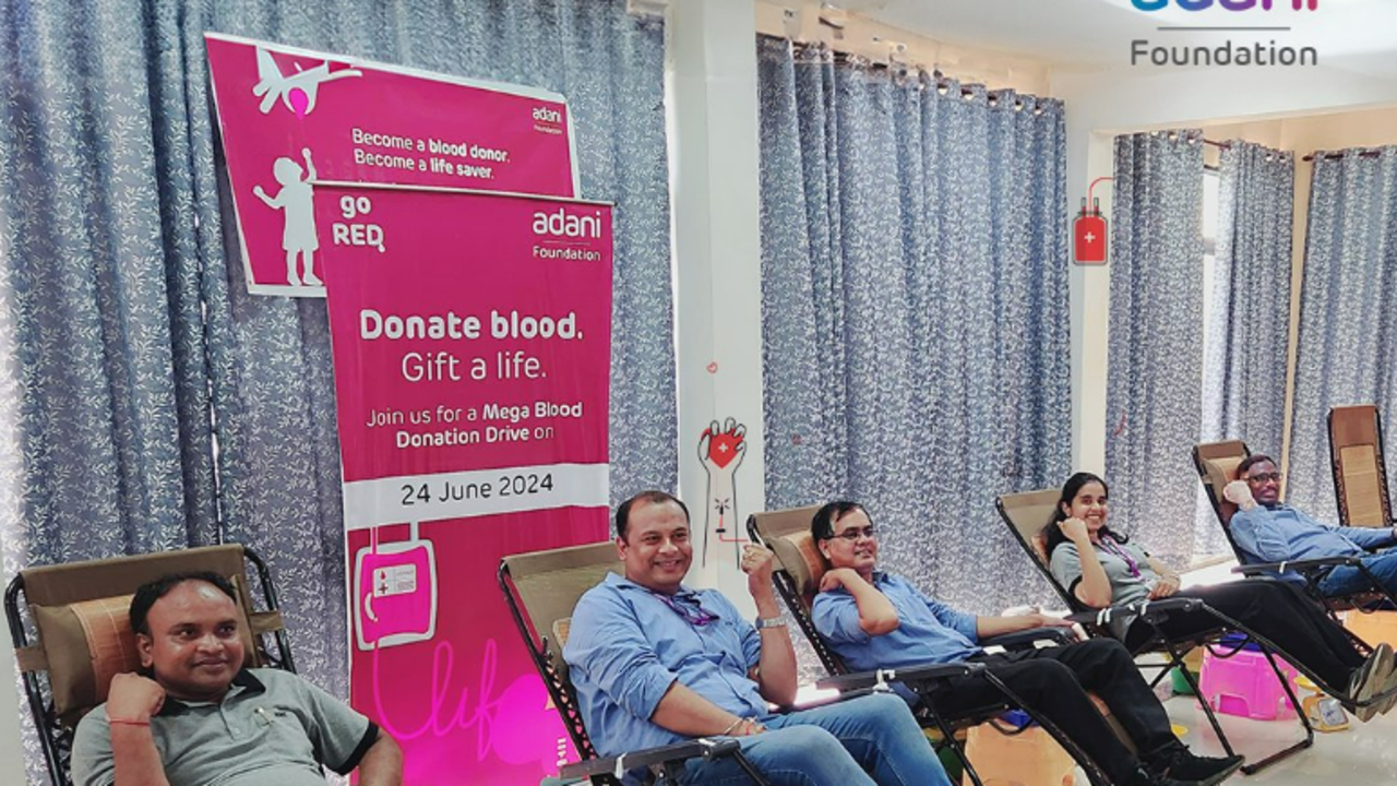 adani foundation organizes nationwide blood donation drive on gautam adani’s 62nd birthday