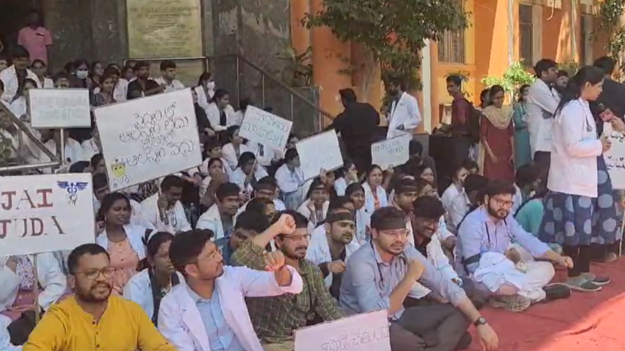 Hyderabad doctors protest