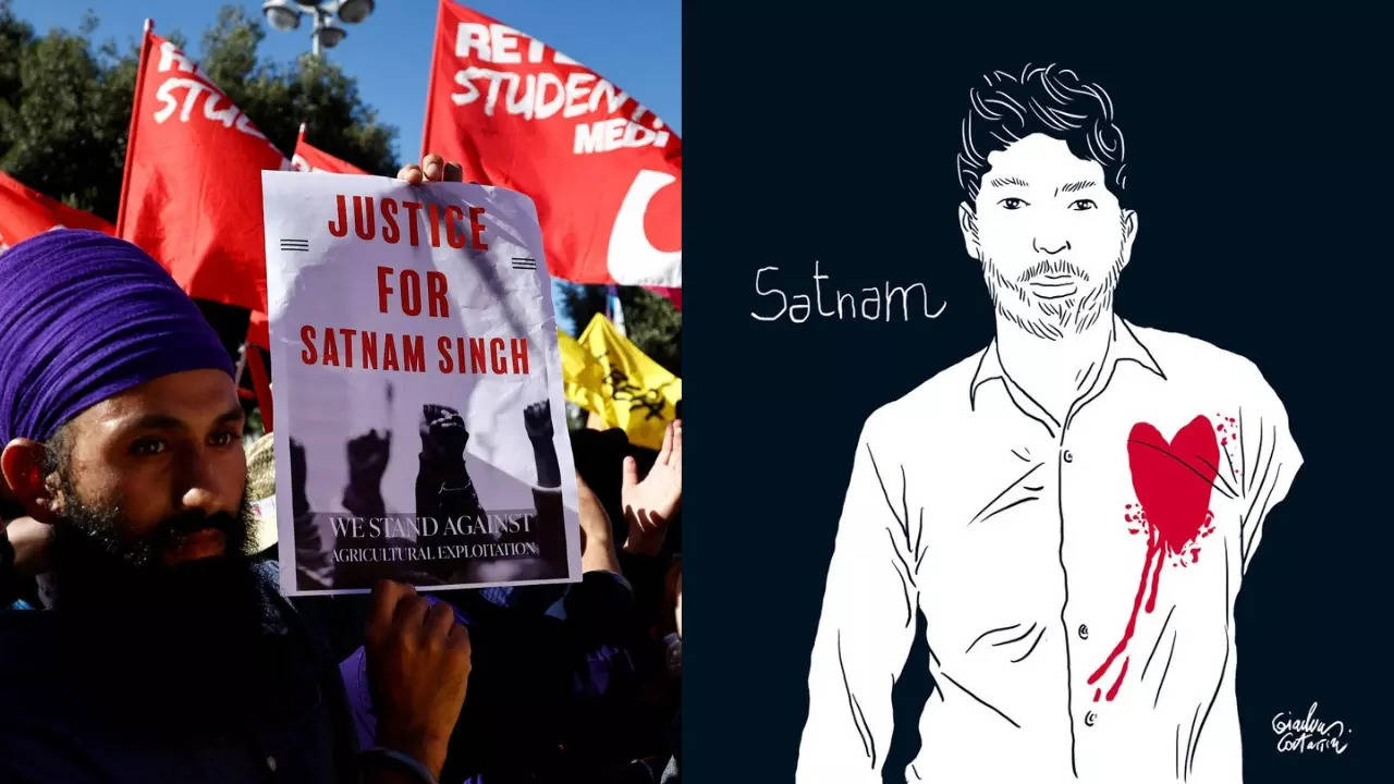 Protests were held across Italy after Indian-origin farm worker Satnam Singh was left to die on the road