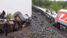 Komi Region Passenger Train Crash 9 Carriages Derail Near Russias Inta Station