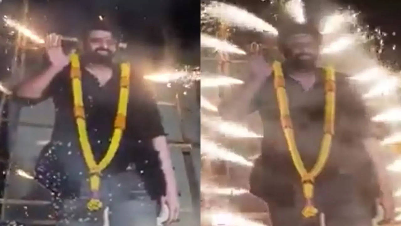 Kalki 2898 AD OUT: Prabhas, Deepika Fans Cannot Keep Calm; Burst Crackers, Cause Traffic Outside Theatres