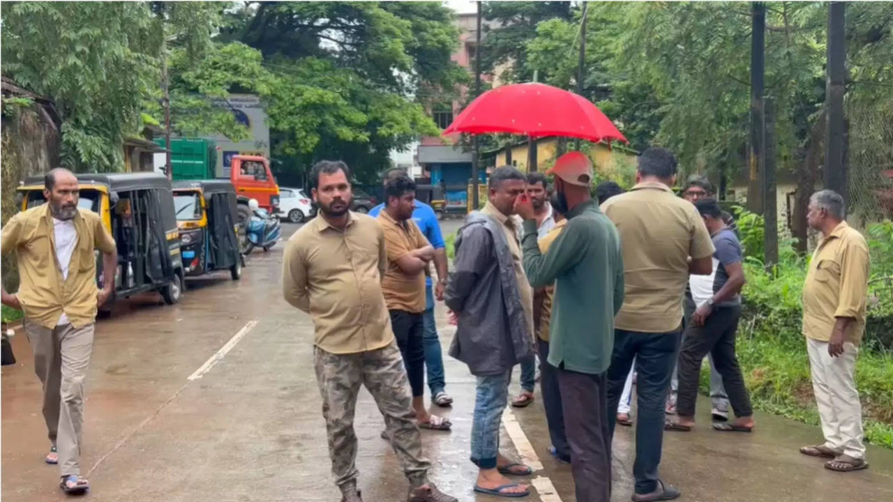 ಮಂಗಳೂರಿನಲ್ಲಿ ಸುರಿಯುತ್ತಿರುವ ಮಳೆ