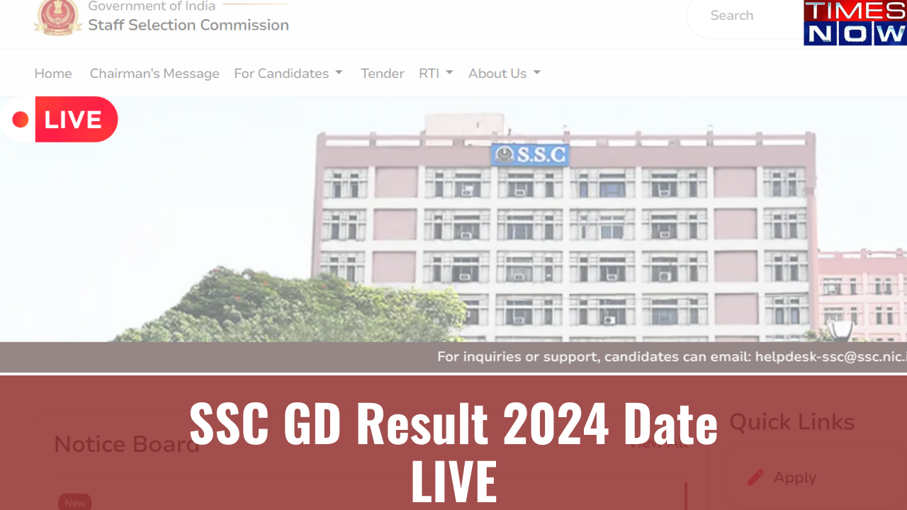 ssc gd result 2024 date live ssc constable gd results expected soon on ssc.gov.in latest update