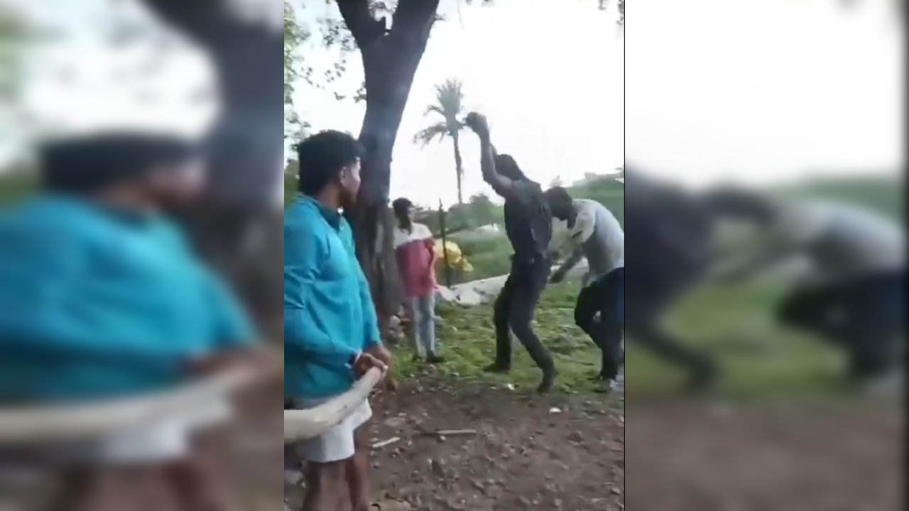 Man tied to tree