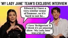 My Lady Jane Cast talks about Romantic Scenes Passionate Moments and Bridgerton  Exclusive