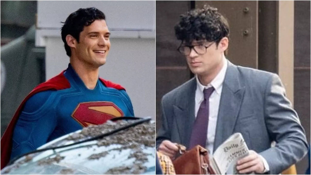 David Corenswet's leaked photos as Superman has intrigued fans. (Image Credits: X)