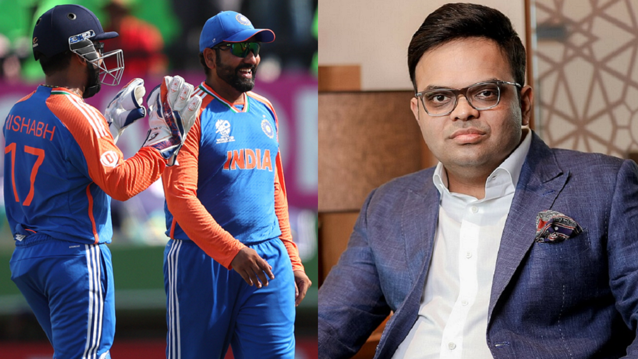 Jay Shah reacts after India beat England to book a place in T20 World Cup 2024 final