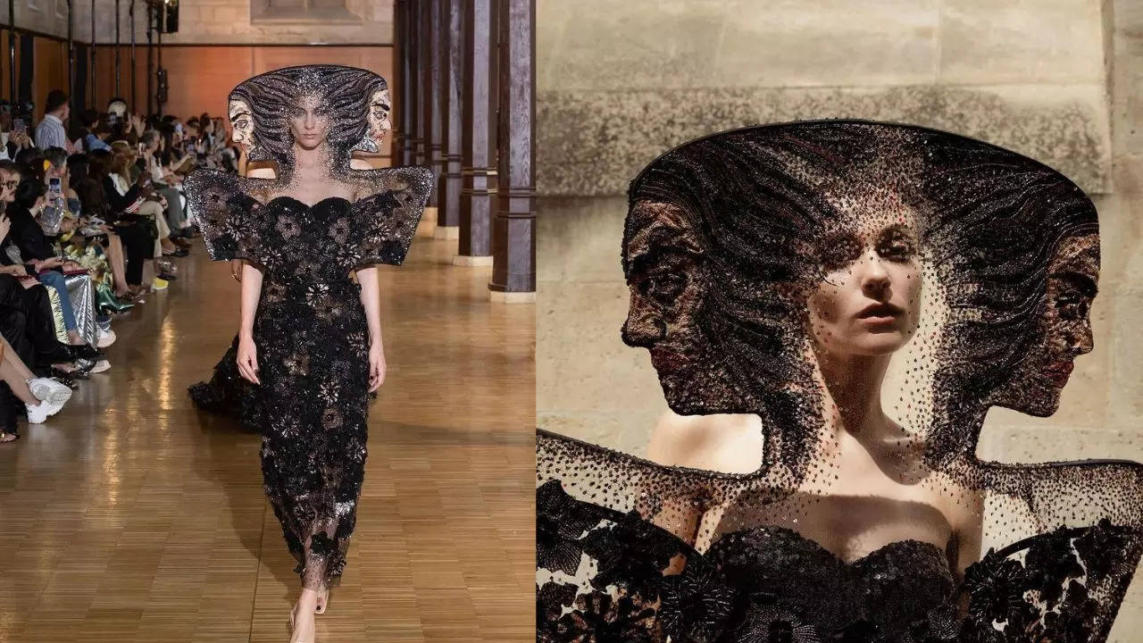 Lord Brahma-inspired Dress By Rahul Mishra Takes Over Paris Fashion Week