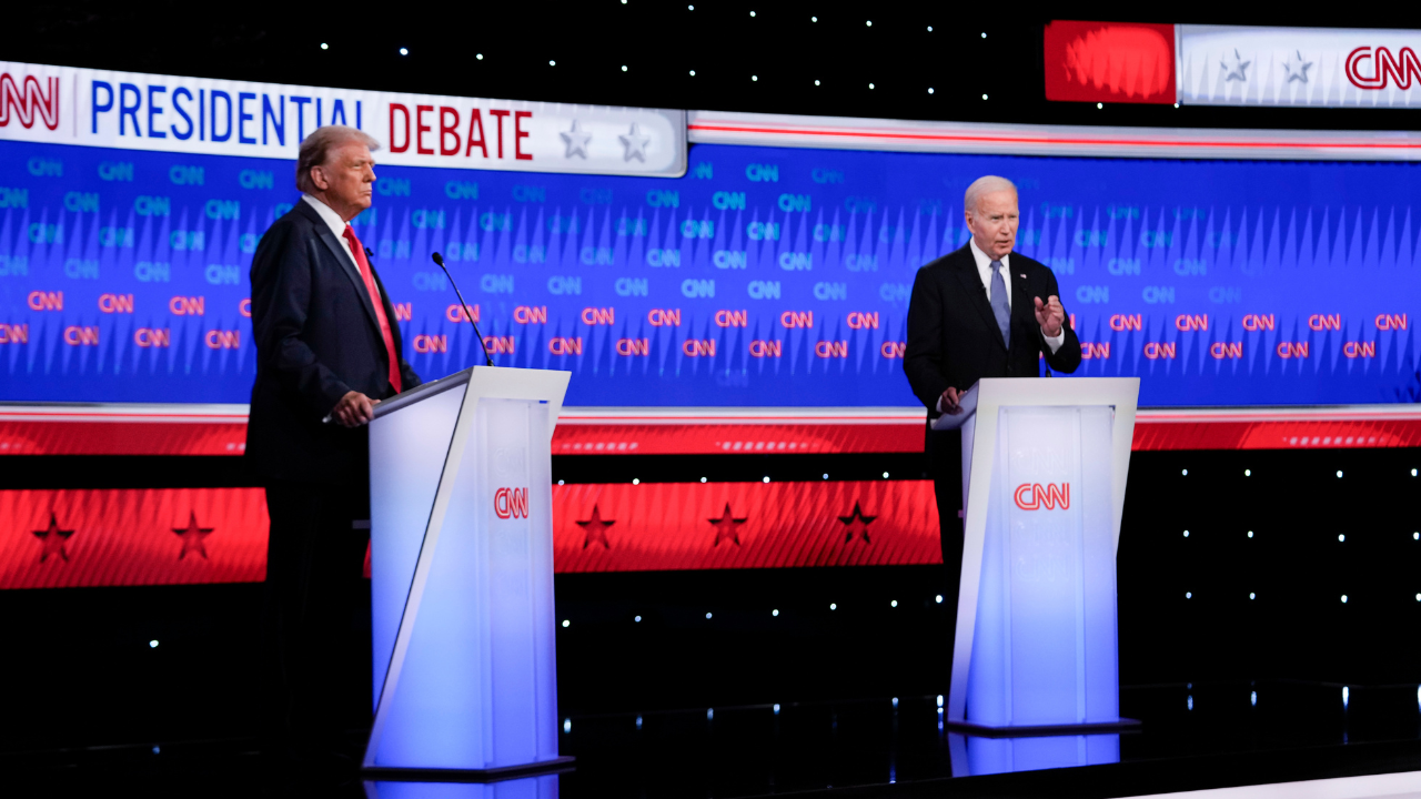 CNN debate Donald Trump Joe Biden- AP