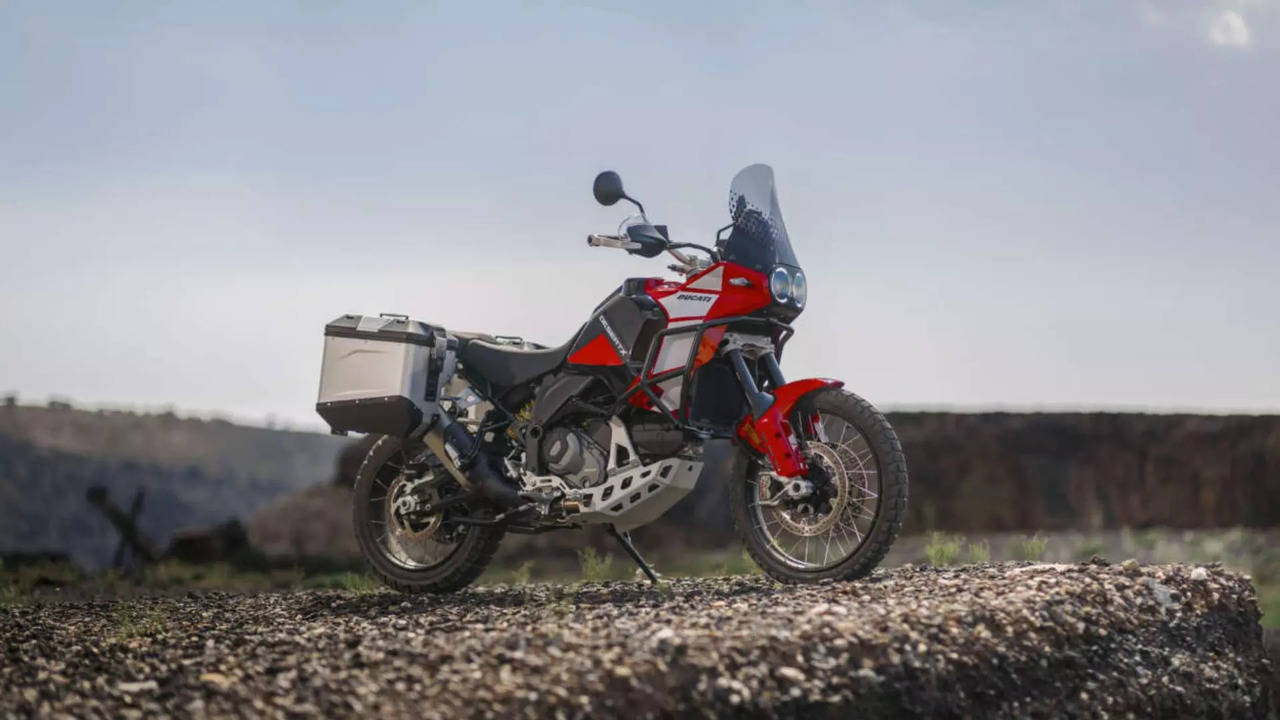 2025 ducati desertx discovery unveiled as fully-loaded adventure bike; check details