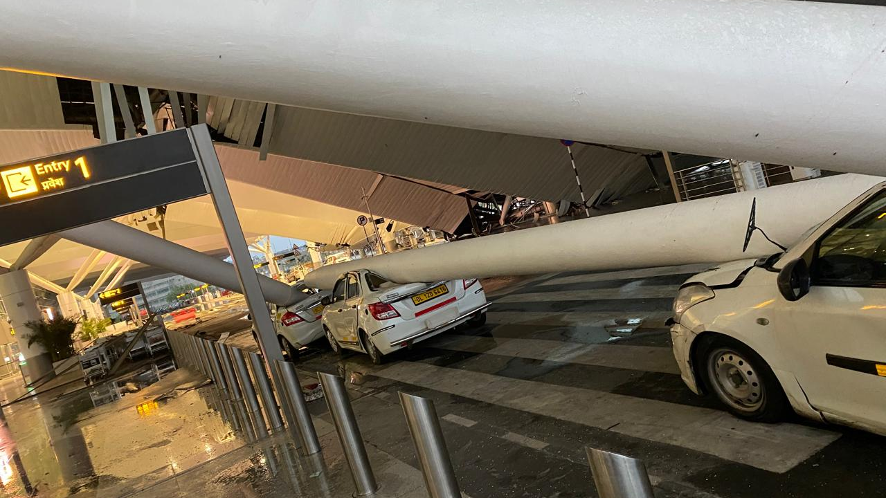 Delhi Airport Terminal 1 Roof Collapse