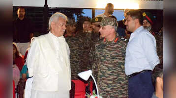 Indian Army Punit Balan Group Present Kashmirs Rich History in Spectacular Laser Light  Sound Show