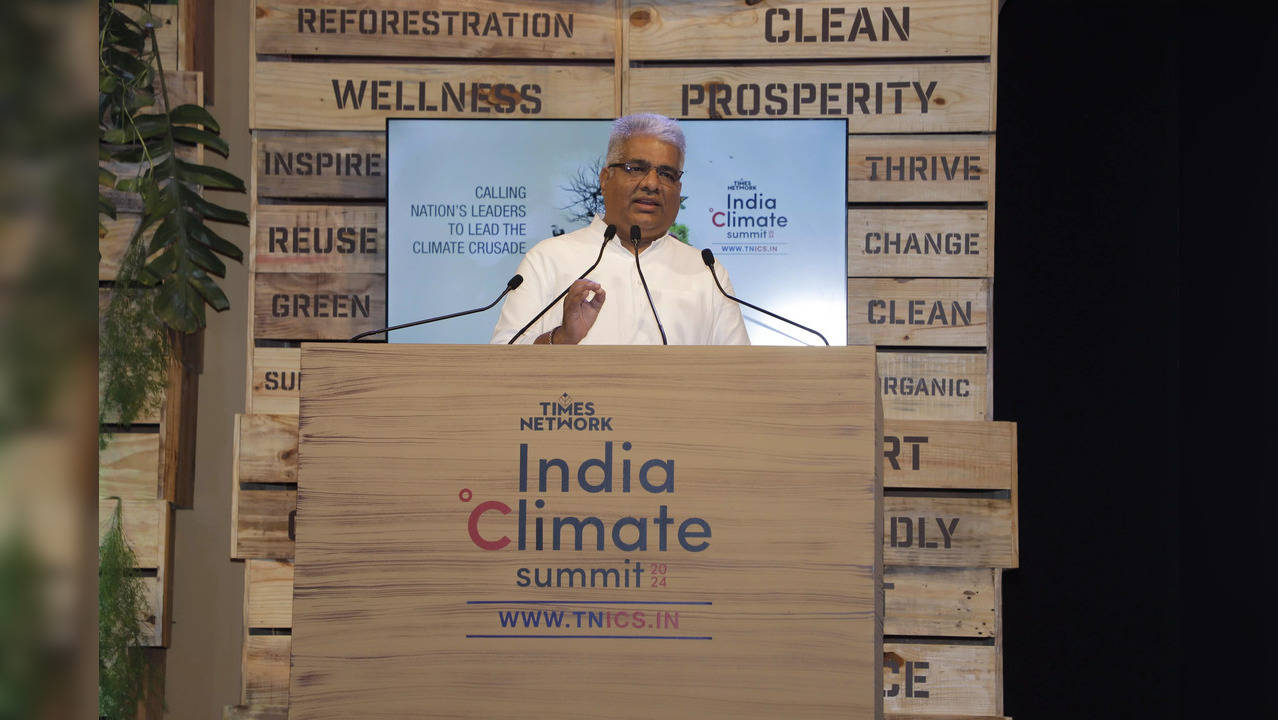 Bhupender Yadav, Minister of Environment, Forest & Climate Change at Times Network's India Climate Summit