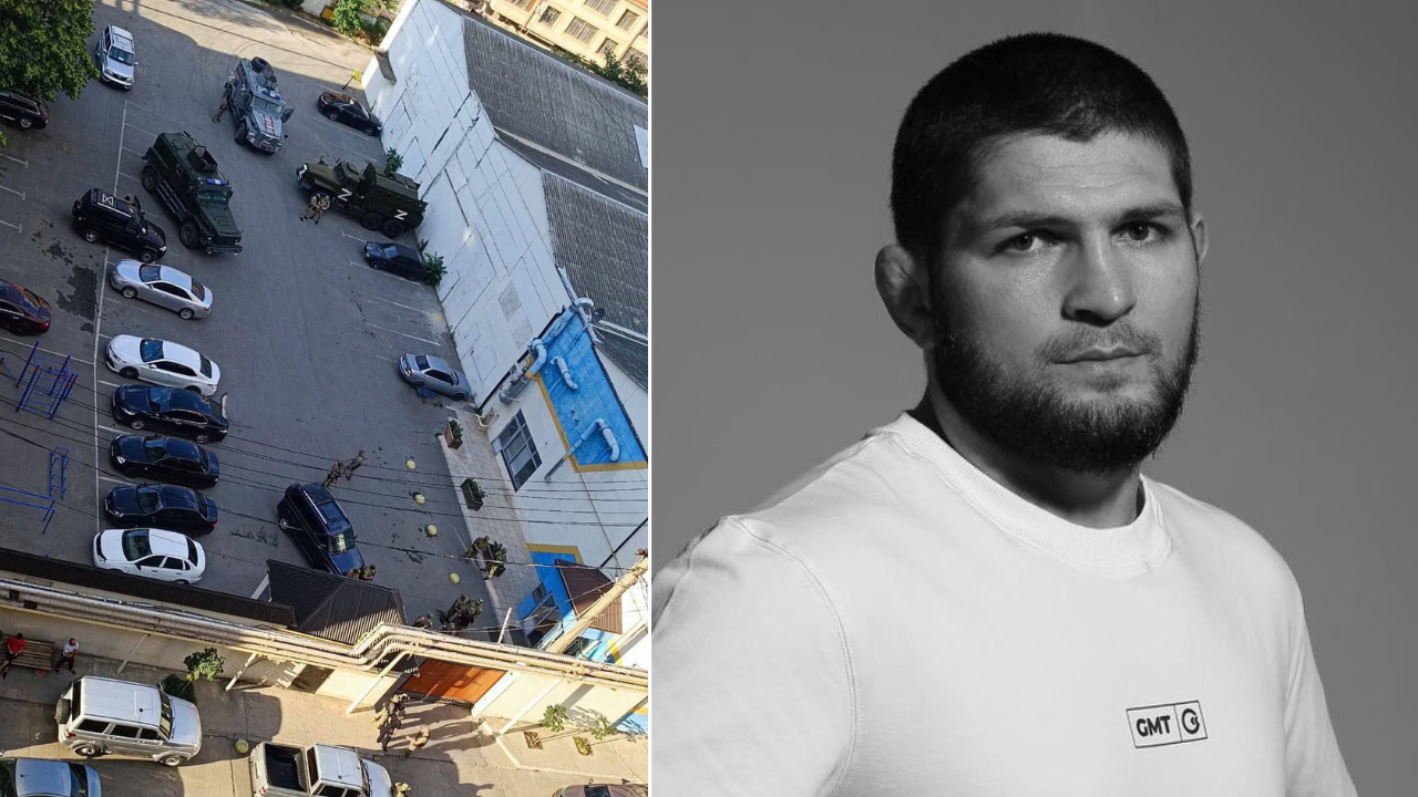 khabib gym raid russia