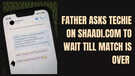 Match Ke Baad Bengaluru Techies 70 LPA Did Not Impress Cricket-Loving Dad Enough On Shaadi Com