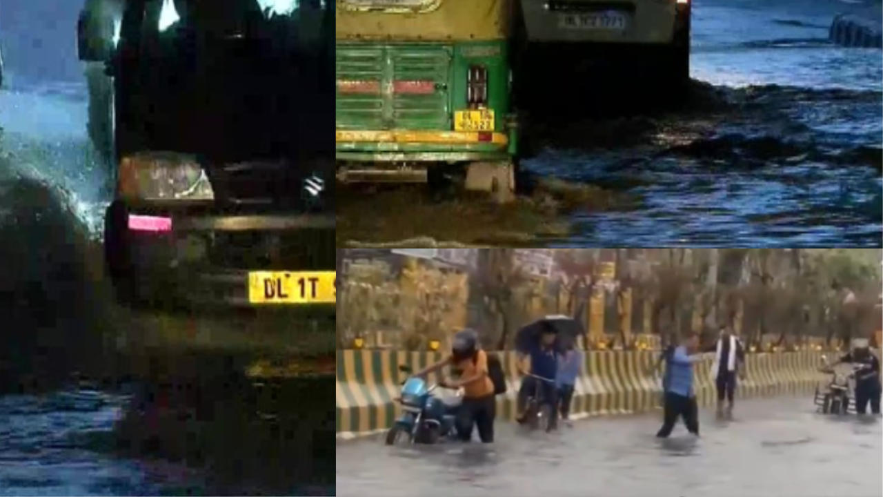 Waterlogging In Noida And Delhi