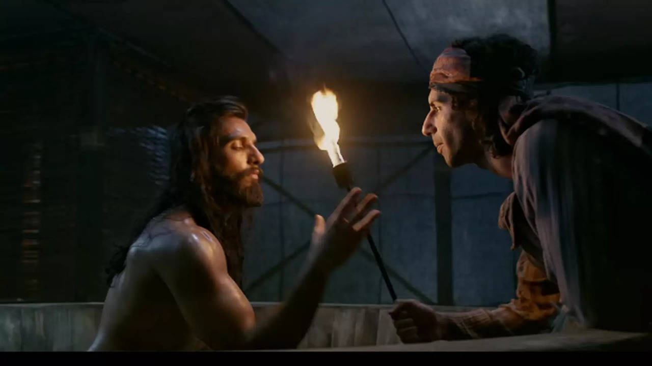 Ranveer Singh with Jim Sarbh in Padmaavat