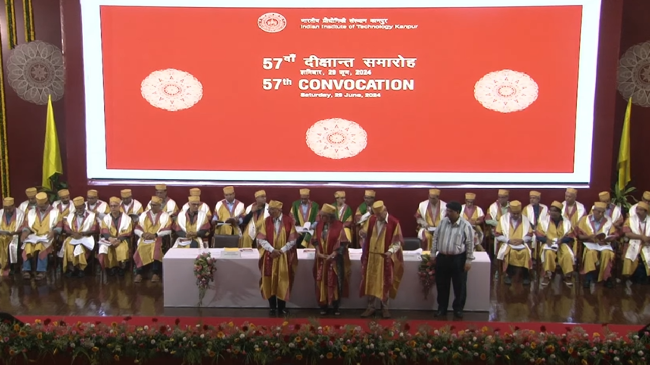 IIT Kanpur Celebrates 57th Convocation Awards Degrees to 2,332 Graduates