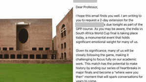 IND VS SA Match Has Potential To Make History IIM Students Seek Deadline Extension For World Cup