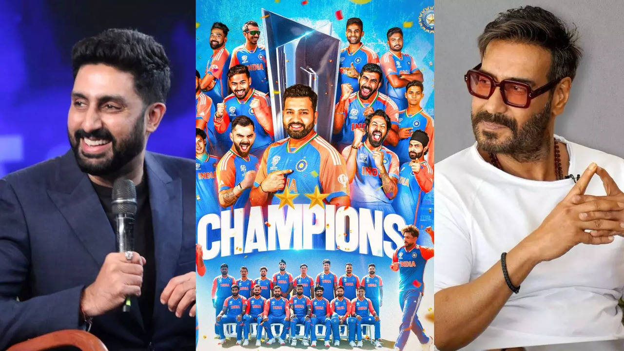 India Wins T20 World Cup: Ajay Devgn, Abhishek Bachchan And More Celebs Congratulate Team's Triumph Over South Africa