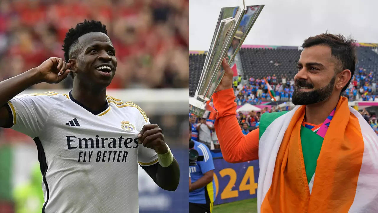 Real Madrid Star Vinicius Jr Congratulates Virat Kohli For Winning The T20 World Cup 2024