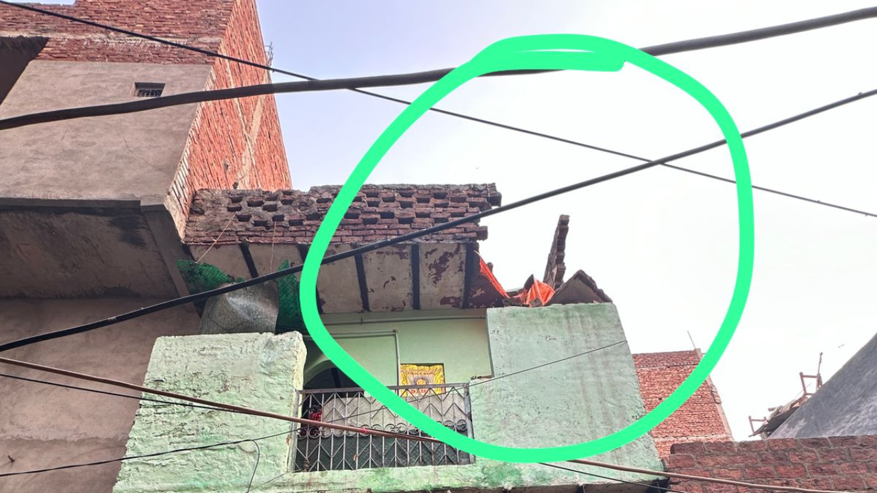 delhi: 6-year-old falls to death as terrace collapses in harsh vihar